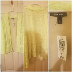 Torrid size 6 lace blazer